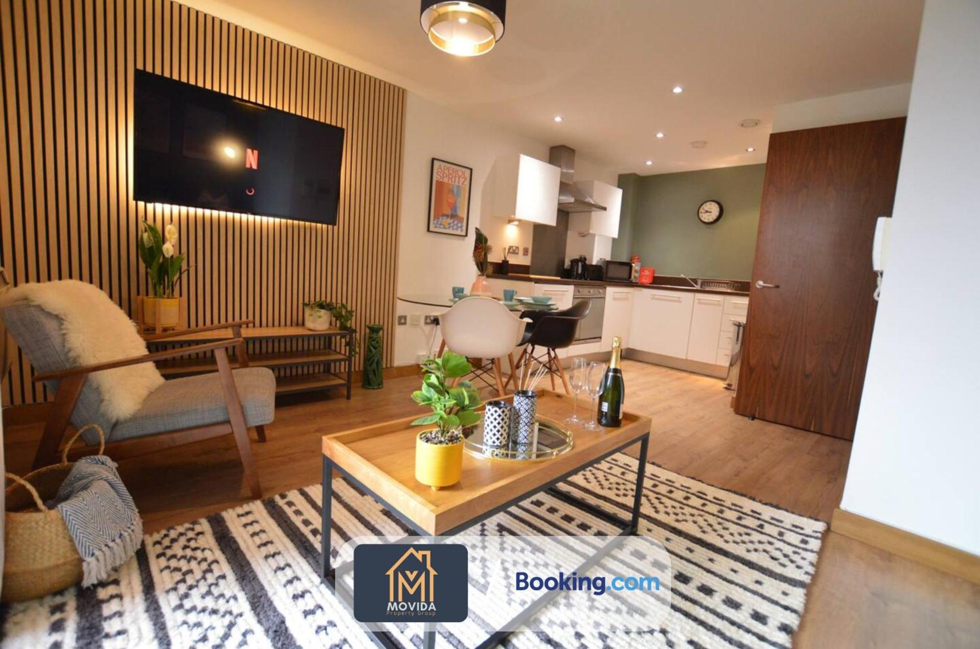 Lgi Stunning 1 Bedroom Apartment By Movida Property Group Short Lets & Serviced Accommodation Лийдс Екстериор снимка