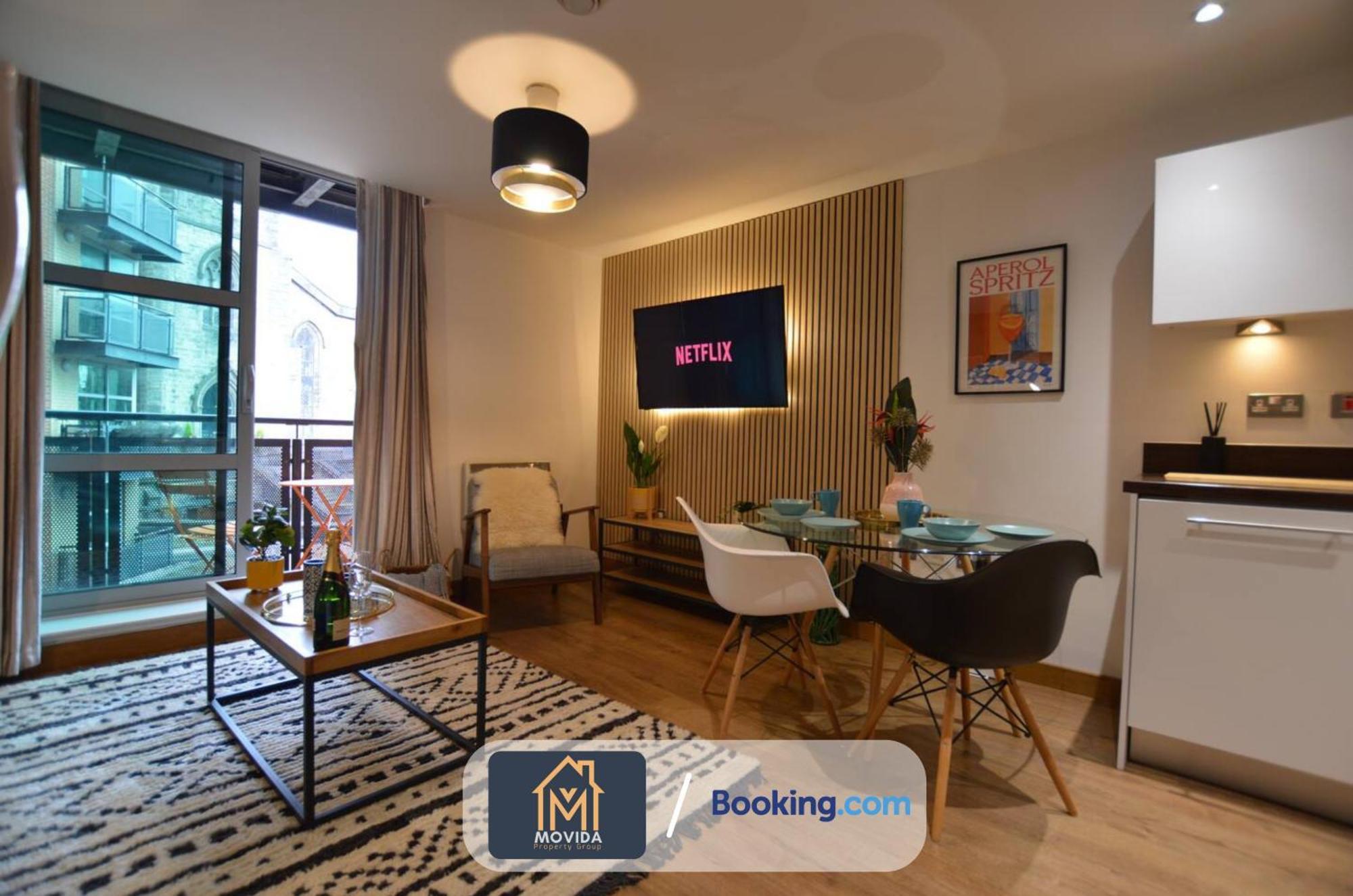 Lgi Stunning 1 Bedroom Apartment By Movida Property Group Short Lets & Serviced Accommodation Лийдс Екстериор снимка