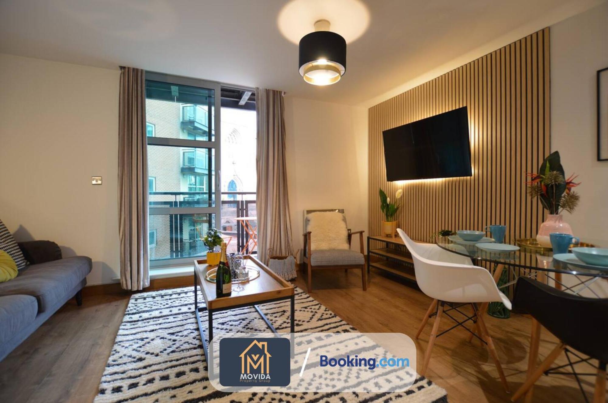 Lgi Stunning 1 Bedroom Apartment By Movida Property Group Short Lets & Serviced Accommodation Лийдс Екстериор снимка